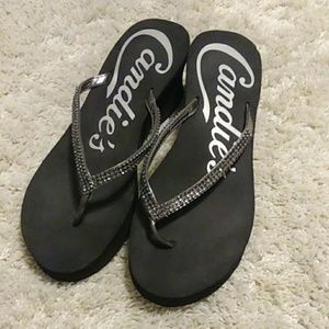 Rhinestone platforms